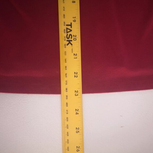 Reitmans Tee Collection Ladies Size Small Burgundy Long Sleeves V-neck T-shirt - Picture 9 of 9